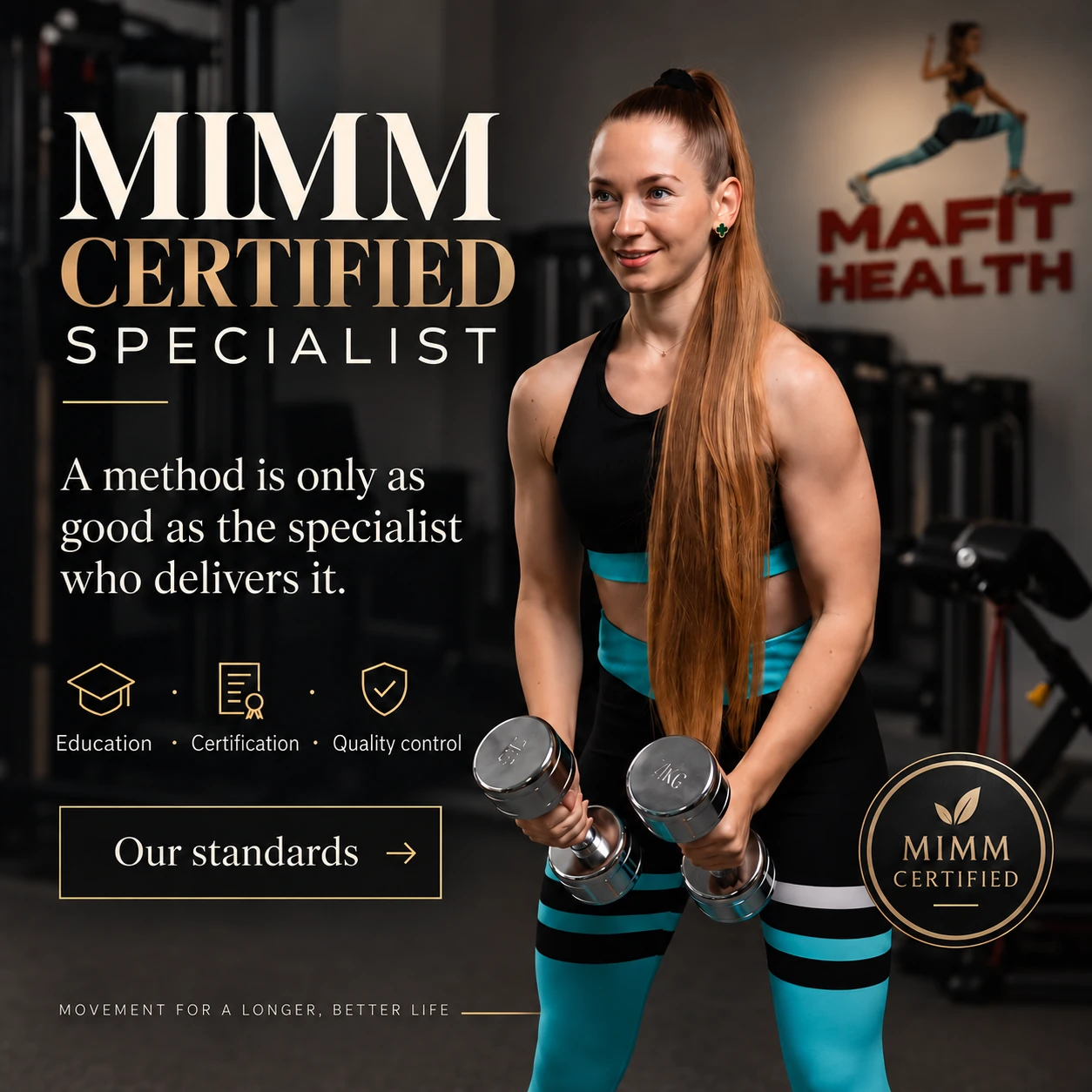 Reklamní banner MAFIT Integrated Movement Method: Certified Specialist — EN