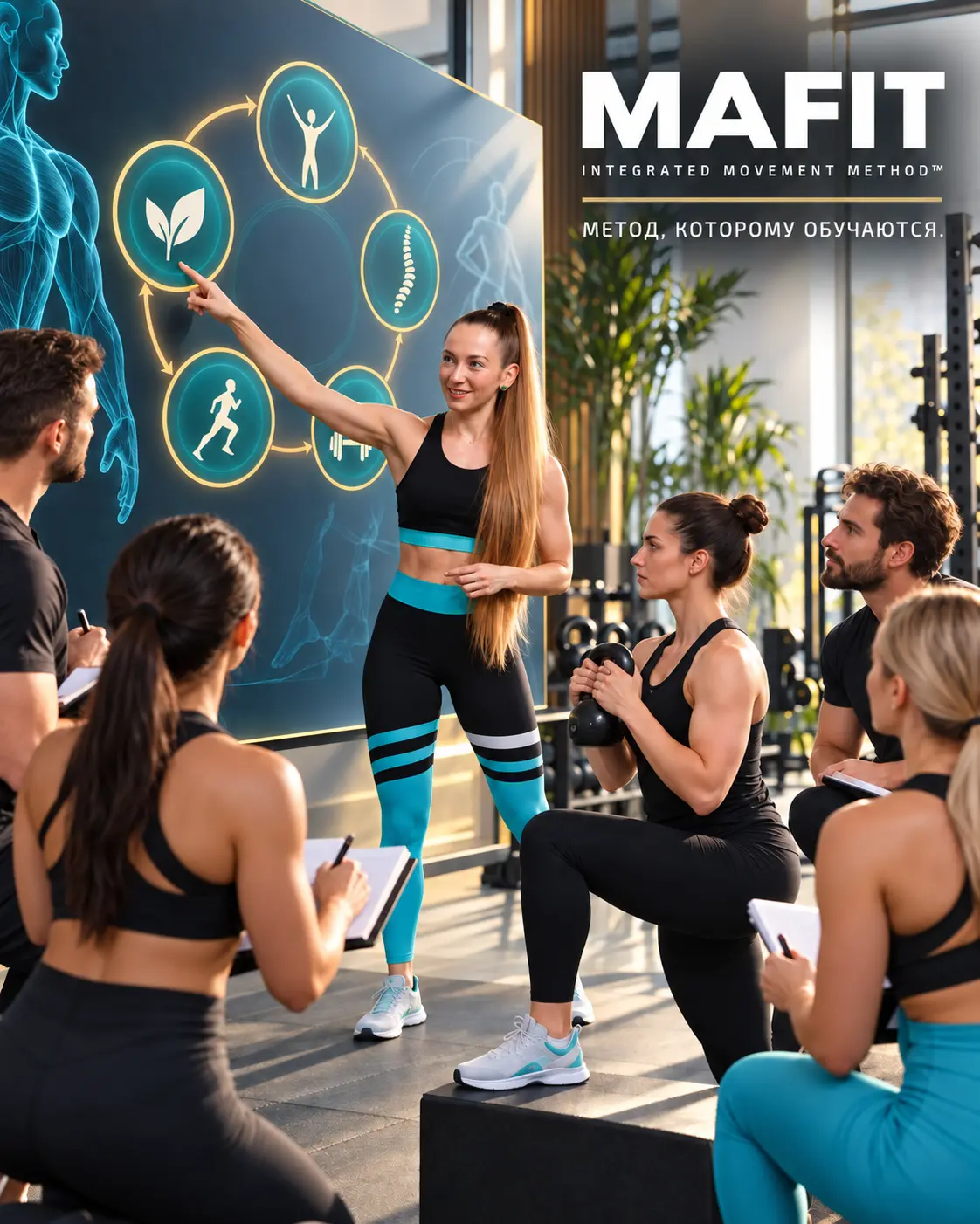 Reklamní banner MAFIT Integrated Movement Method: Metoda, která se vyučuje — světlá verze