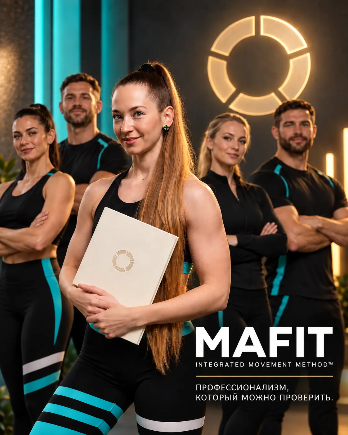 Reklamní banner MAFIT Integrated Movement Method: Profesionalita, kterou lze ověřit — světlá verze