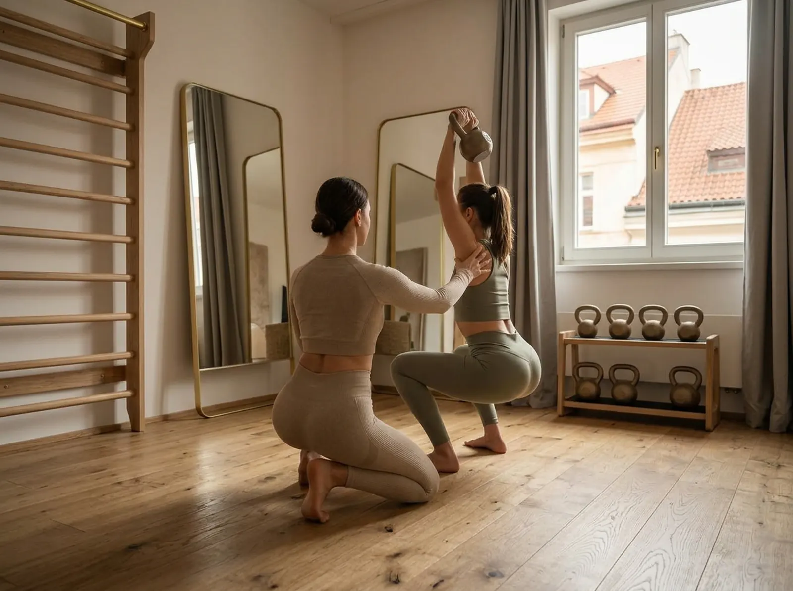 Pilates Reformer ve studiu Mafit Health Praha 4 — soukromé wellness studio